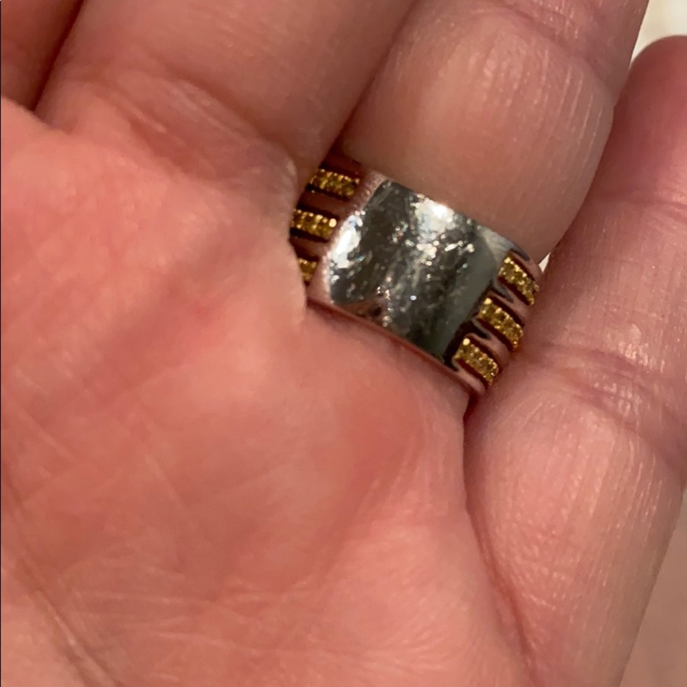 Yellow diamond ring - Picture 2 of 5
